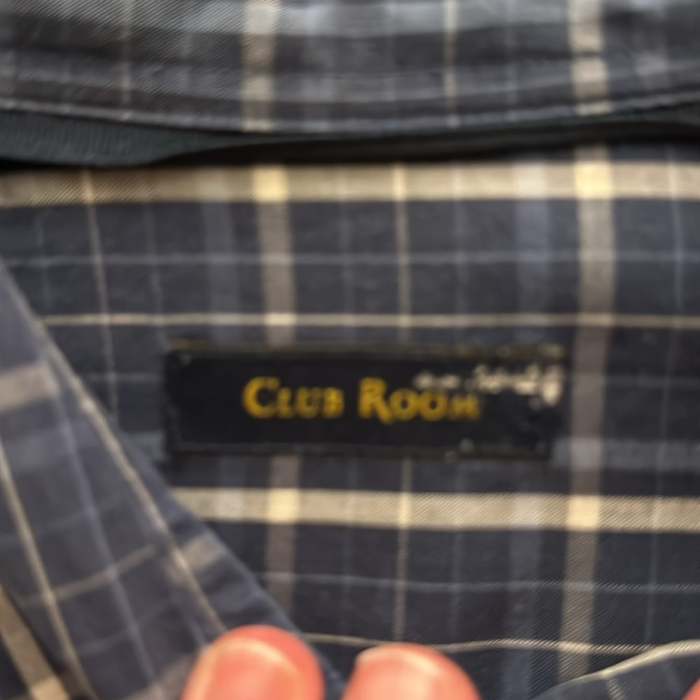 Club Room checked button down - Picture 3 of 7